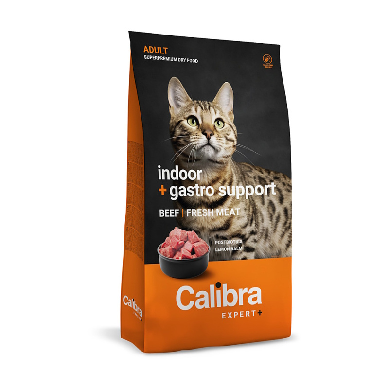 Calibra Cat EXPERT+ Adult Indoor & Gastro supp.  400g