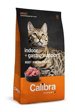 Calibra Cat EXPERT+ Adult Indoor & Gastro supp.  400g