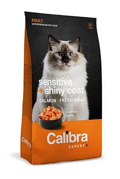 Calibra Cat EXPERT+ Adult Sensitive & Shiny coat 6 kg