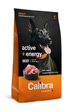 Calibra Dog EXPERT+ Adult Active & Energy Beef  2kg