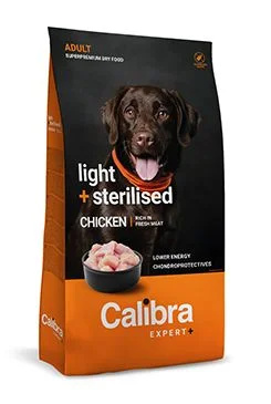 Calibra Dog EXPERT+ Adult Light & Steril. Chicken  750g
