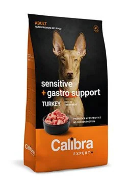 Calibra Dog EXPERT+ Adult Sensitive&Gastro supp.  750g