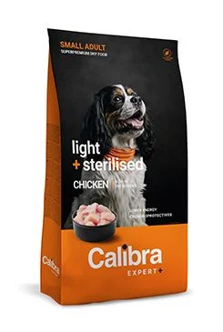 Calibra Dog EXPERT+ Adult Small Light&Steril Chick  400g