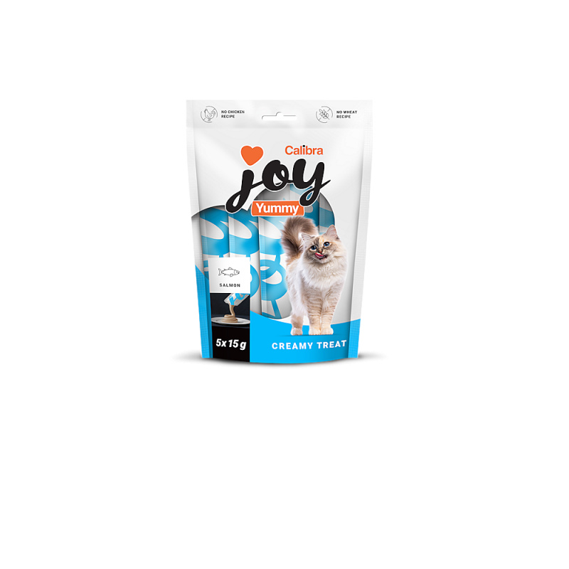 Calibra Joy Cat Yummy Salmon Treat  5x15g