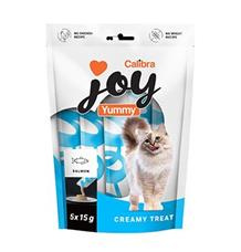 Calibra Joy Cat Yummy Salmon Treat  5x15g