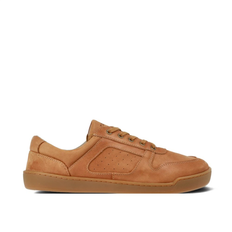 Barefoot tenisky CRAVE LONDON 2.0 Cognac, hnědá - 46