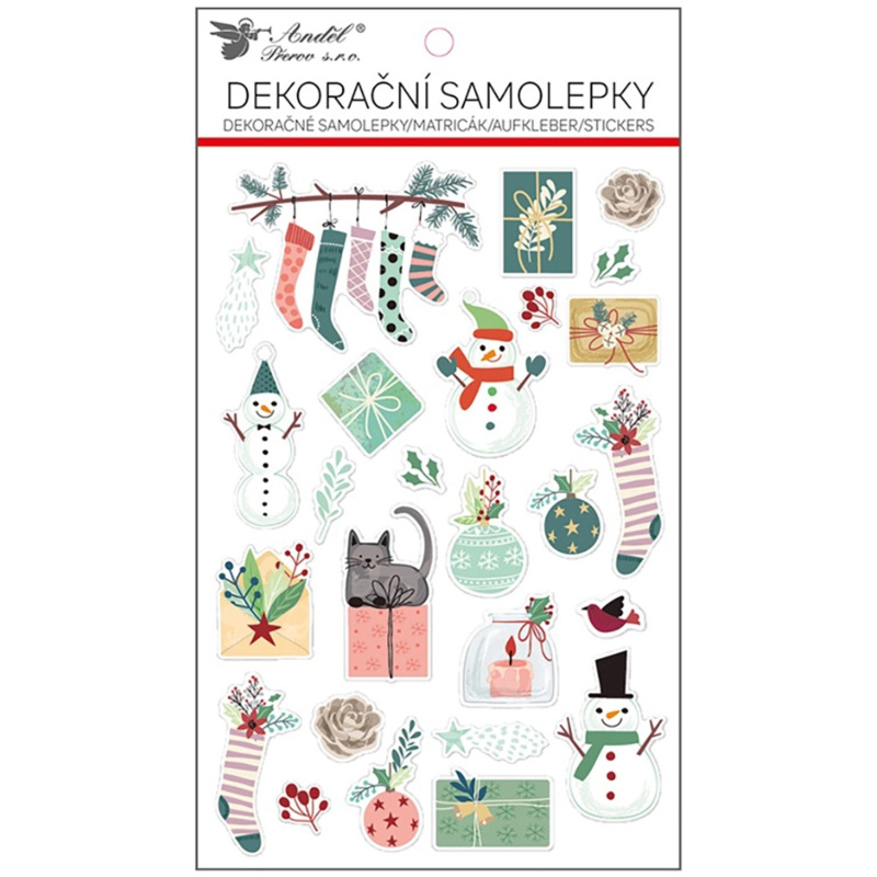 Samolepky větvičky s ražbou 14,5 x 25 cm Anděl Přerov s.r.o.