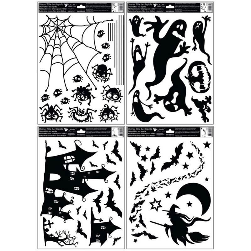 Okenní fólie Halloween 30 x 42 cm č.2