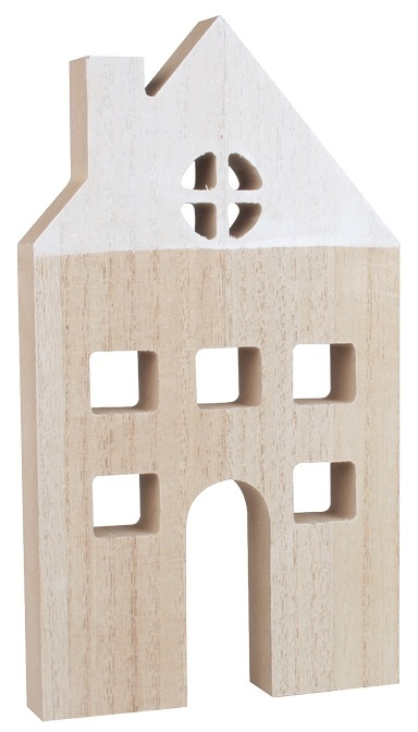 Dům s komínem dřevěný na postavení 11 x 21 cm Anděl Přerov s.r.o.