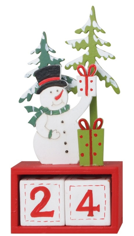 Adventní kalendář kostky na postavení 7 x 15,5 cm Anděl Přerov s.r.o.