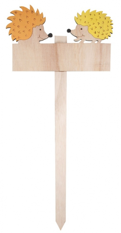 Cedulka dřevěná 16 cm + zápich Anděl Přerov s.r.o.