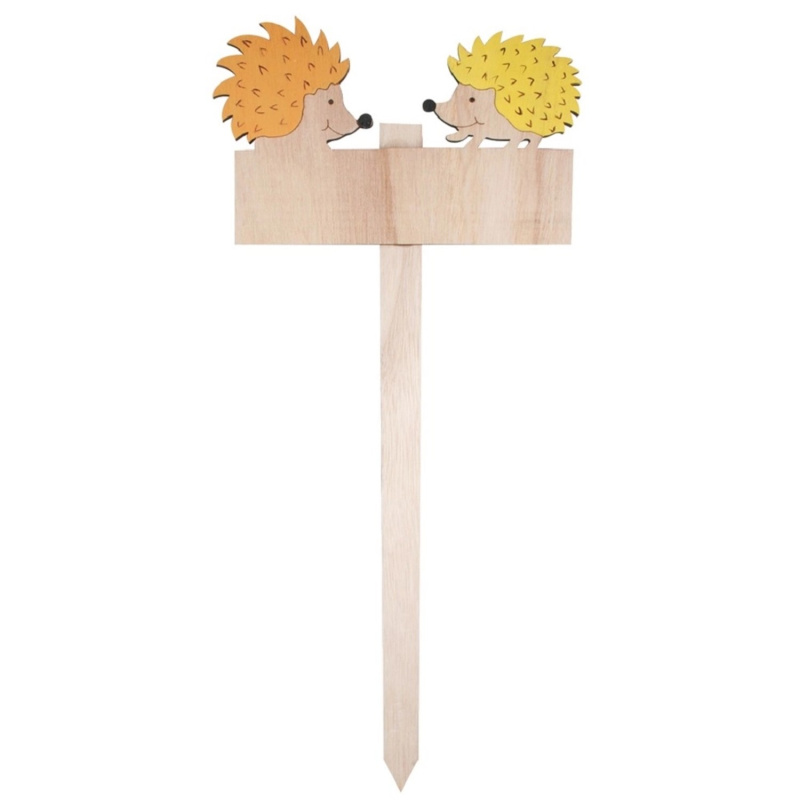 Cedulka dřevěná 16 cm + zápich Anděl Přerov s.r.o.