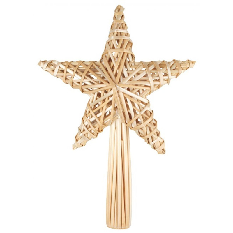 Špice slaměná hvězda 25 x 30 cm Anděl Přerov s.r.o.