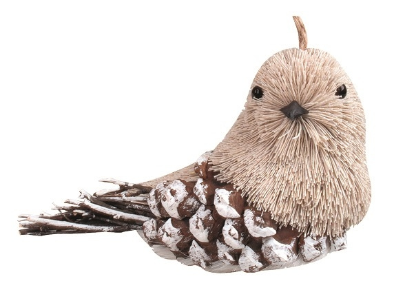 Ptáček z přírodnin na zavěšení 13 x 7 cm Anděl Přerov s.r.o.