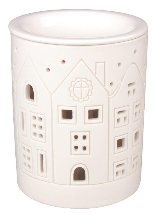 Aromalampa porcelánová domky 10,5 x 13,5 cm Anděl Přerov s.r.o.