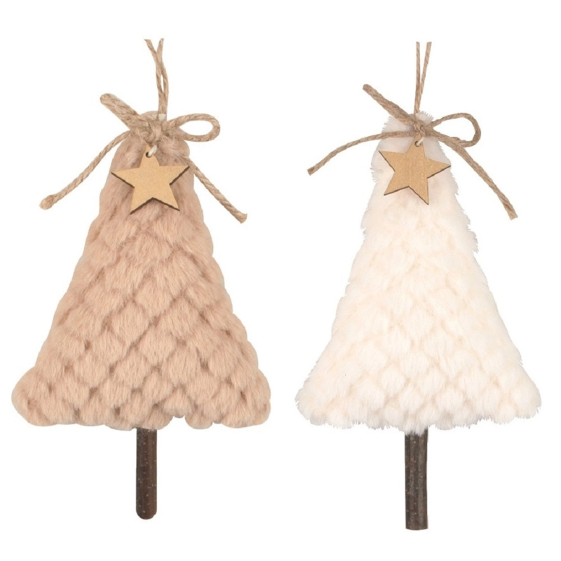 Anděl Přerov Stromek ve skandinávském stylu na zavěšení, různé druhy, 10 x 16 cm