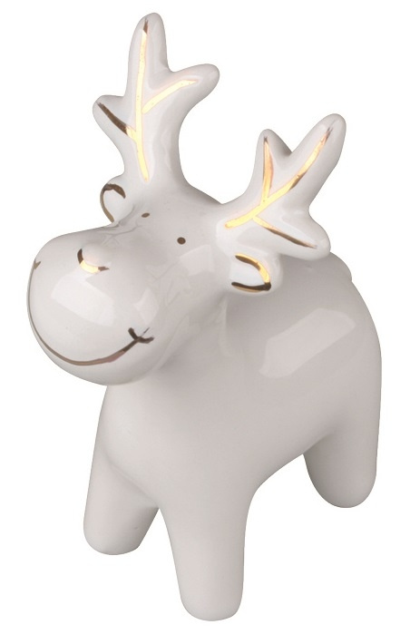 Sob z porcelánu se zlatými detaily 9 x 12 cm Anděl Přerov s.r.o.
