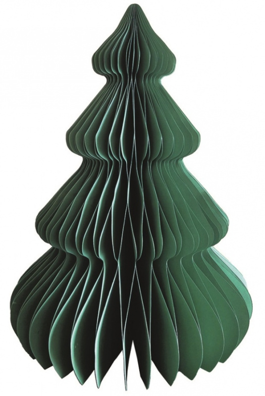Dekorace strom z papíru na postavení 40 x 58 cm zelený Anděl Přerov s.r.o.