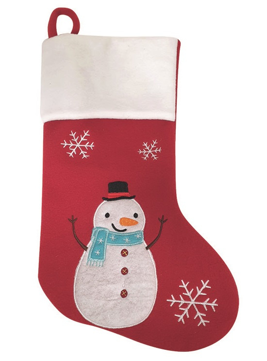 Mikulášská dekorační punčocha 25 x 40 x 2 cm + poutko Anděl Přerov s.r.o.