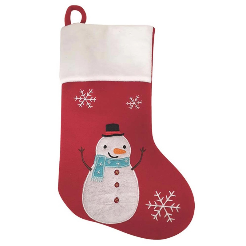 Mikulášská dekorační punčocha 25 x 40 x 2 cm + poutko Anděl Přerov s.r.o.