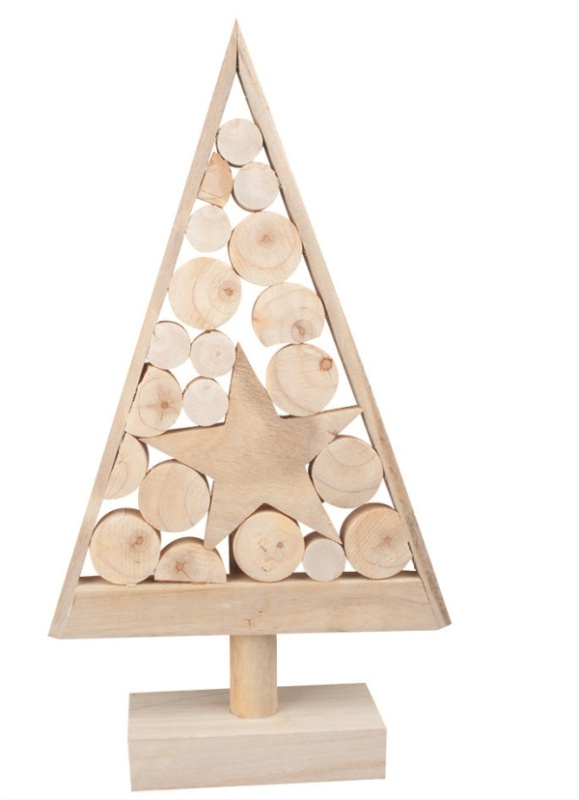 Strom dřevěný plochý 22 x 41 x 6 cm Anděl Přerov s.r.o.