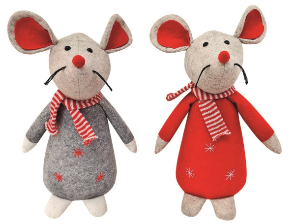 Myšák z filcu na postavení 46 cm Anděl Přerov s.r.o.