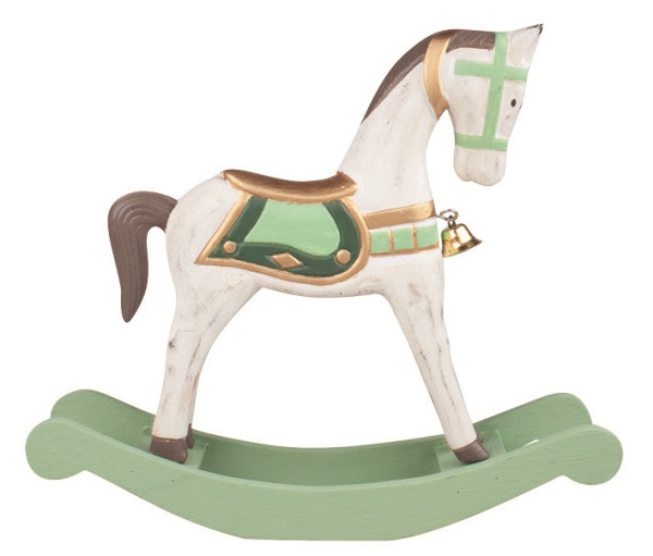 Houpací koník dřevěný na postavení 22,5 x 24 x 7,5 cm Anděl Přerov s.r.o.