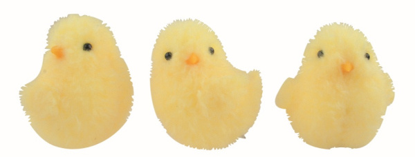 Kuře žluté 6,5 x 7 x 6 cm na klipu Anděl Přerov s.r.o.