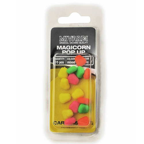 Mivardi plovoucí kukuřice  magicorn 15 ks-ryba/ mix barev