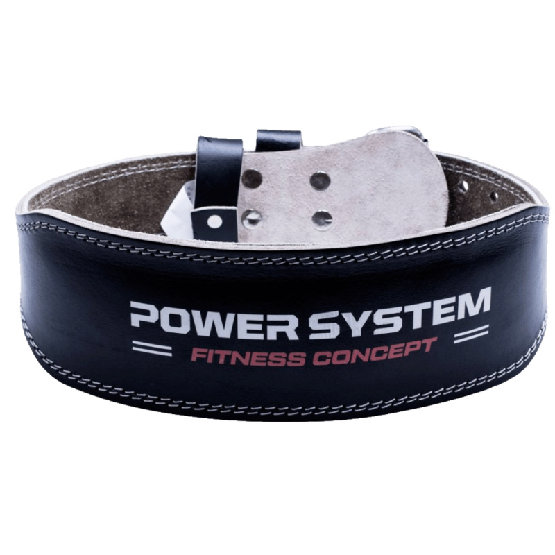 Power system Fitness opasek Power Black - L