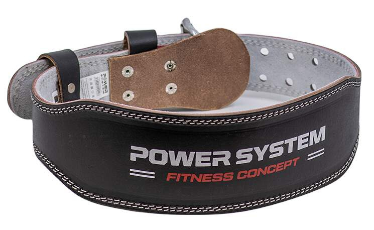 Power system Fitness opasek Power Black - L