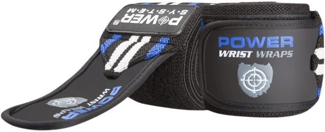 Power System Bandáže na zápěstí WRIST WRAPS - modrá