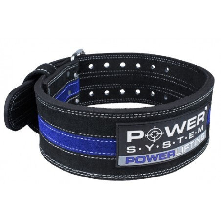 POWER SYSTEM Fitness opasek POWERLIFTING 3800 modrý - M