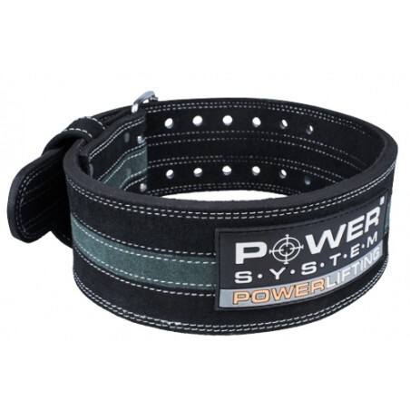 POWER SYSTEM Fitness opasek POWERLIFTING 3800 šedý - L