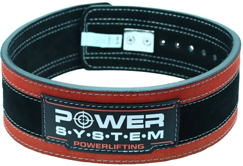 Power System Fitness opasek Stronglift - červený L/XL