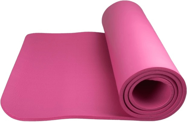 Power System Podložka na jógu YOGA MAT PLUS - růžová