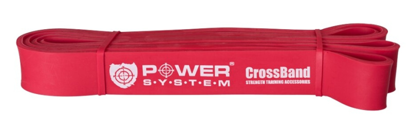 Power System Posilovací guma CROSS BAND Level 3 - červená