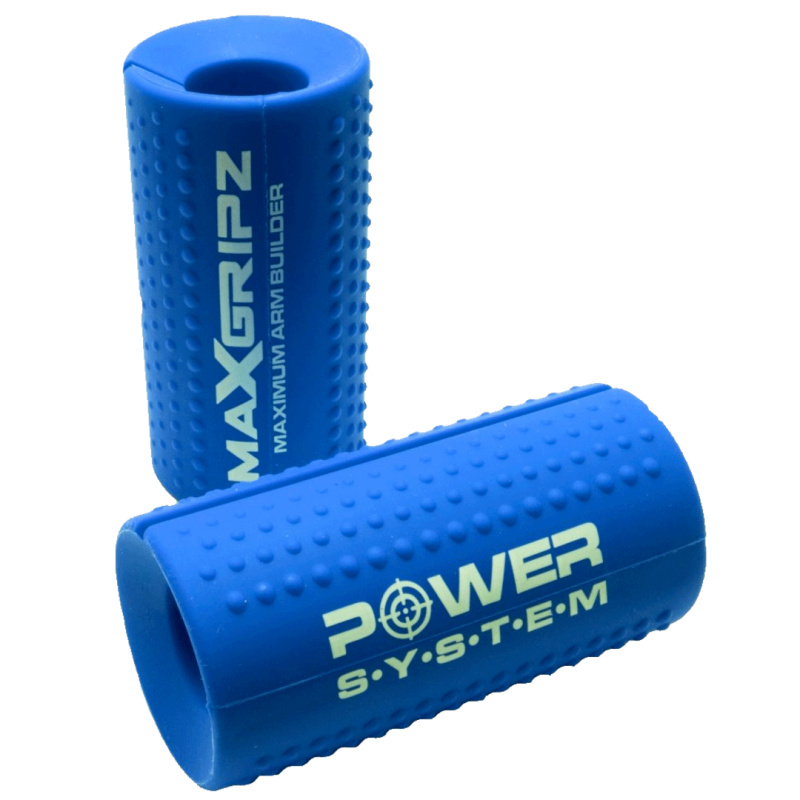 Power System Gripy na posilovací tyč Max Gripz - modrá XL