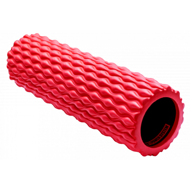 POWER SYSTEM Masážní válec Physix Roller - červená 