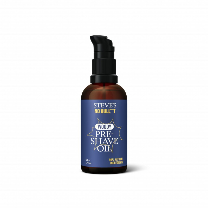 Steves Stevův olej před holením,Santalové Dřevo, 50 ml