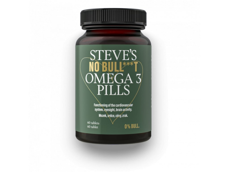 Steves Stevovy Pilulky Omega 3, 60 kapslí