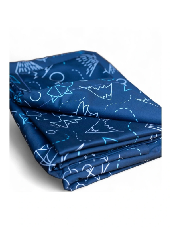 nanoSPACE Dětské prostěradlo pro alergiky na matraci do postýlky se zipem, Nanobavlna®, vzor lišky Rozměry: 60x120+10cm