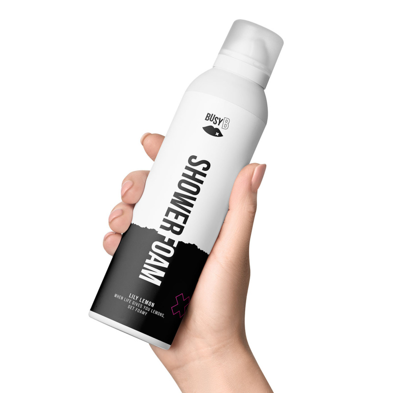 BusyB Lily Lemon Shower Foam sprchová pěna 200 ml