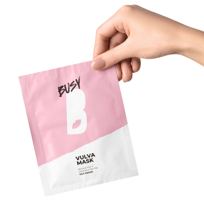 BusyB Vivi Velvet Vulva Mask maska na intimní partie 1 ks