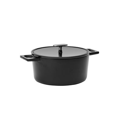 FABINI Kastrol s pokličkou LTN 26 cm MATTI 5,5 l černý