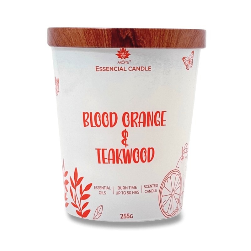 Arôme - vonná svíčka - Blood orange & Teakwood