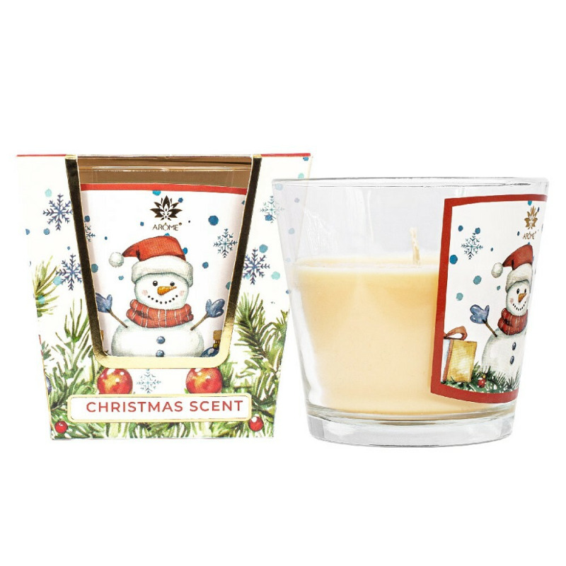 Arome Vonná svíčka ve skle  Christmas Scent, 120 g
