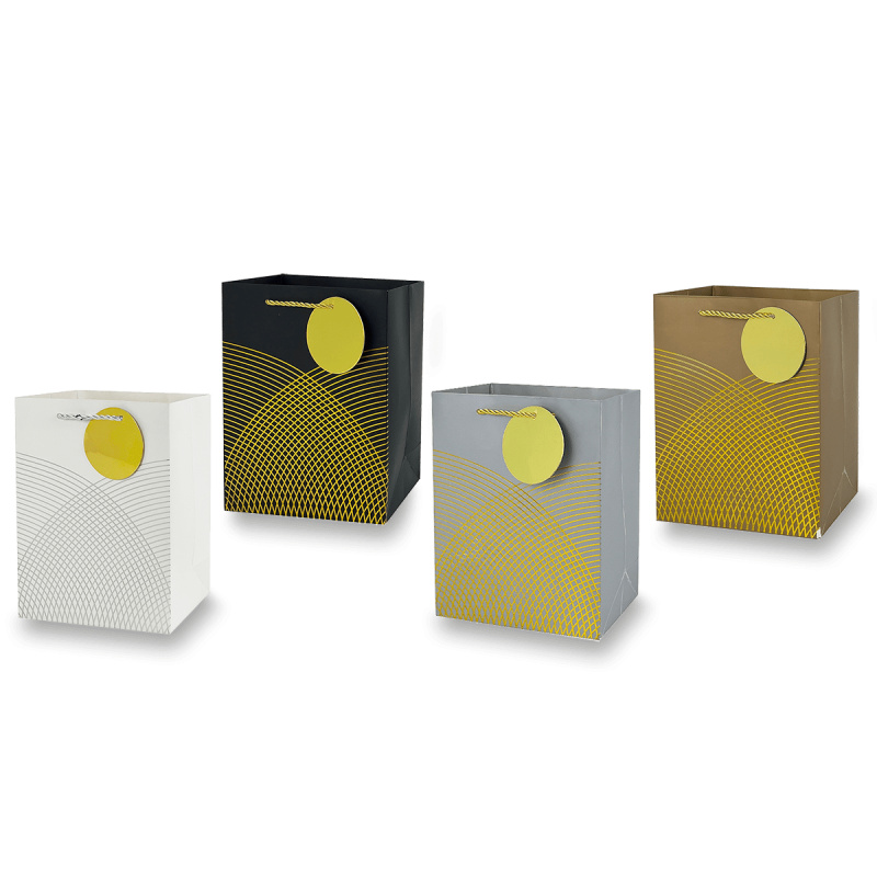 Dárková papírová taška - velikost S, pearl