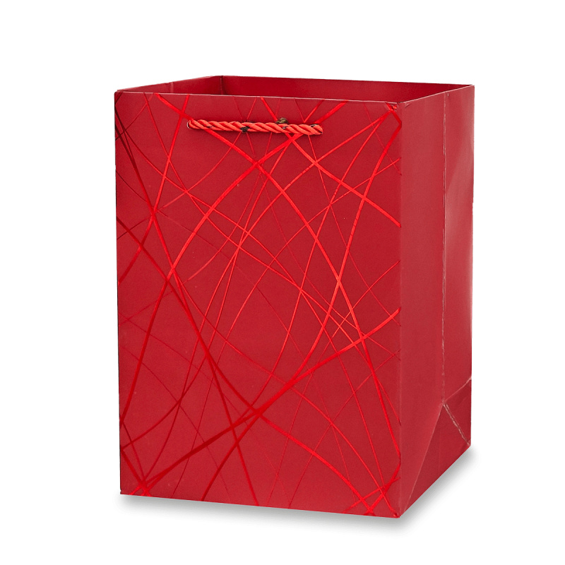 Dárková papírová taška - velikost XS, red