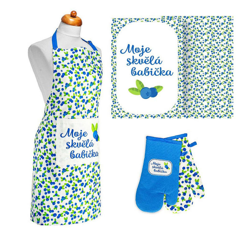 Kuchyňský set MOJE SKVĚLÁ BABIČKA 4 díly
